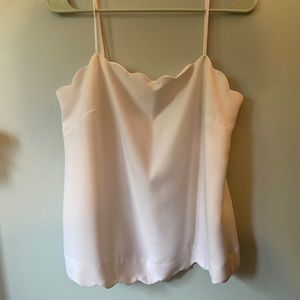 Perfect white tank blouse!